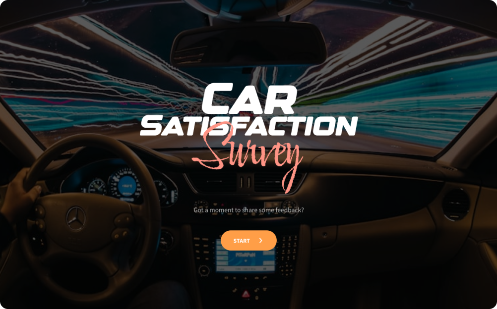  Car Satisfaction Form 