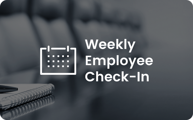 Weekly Employee Check-In Template