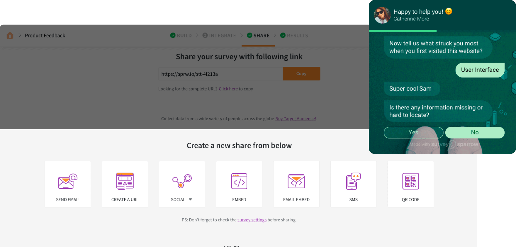 Step 3: Share