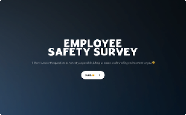 Employee Health and Safety Survey Template