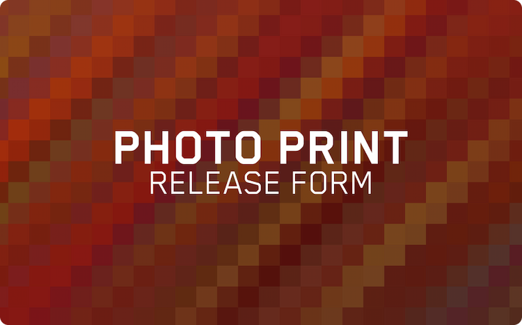 Photo Print Release Form Template