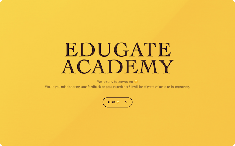 Course Exit Survey Template