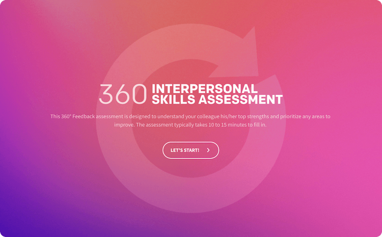 360 Interpersonal Skills Survey Template