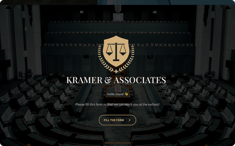Legal Contact Form Template
