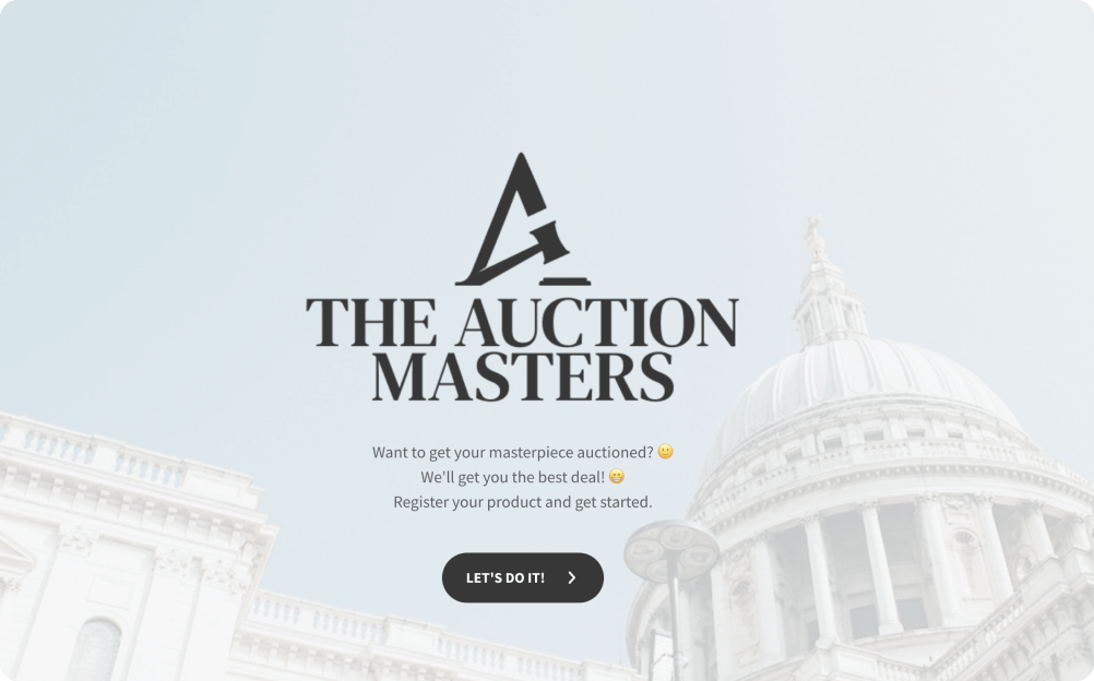 Auction Item Registration Form Template