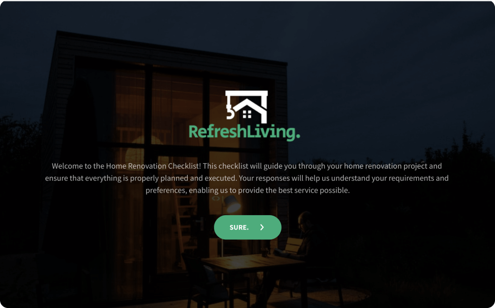 Home Renovation Checklist Template