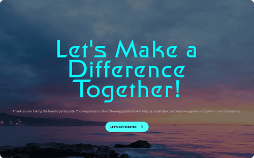 Gender Survey Template gender survey template