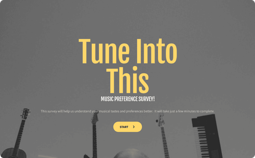 Music Preference Survey Template music preference survey