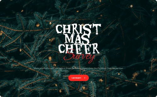 Christmas Survey Questionnaire Template Christmas Survey Questionnaire Template