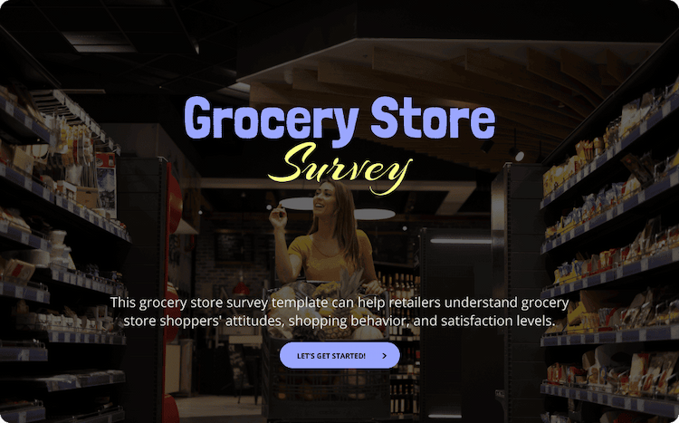 Grocery Store Survey Template Grocery Store Survey Template
