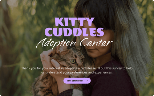 Cat Adoption Application Form Template Cat Adoption Application Form Template