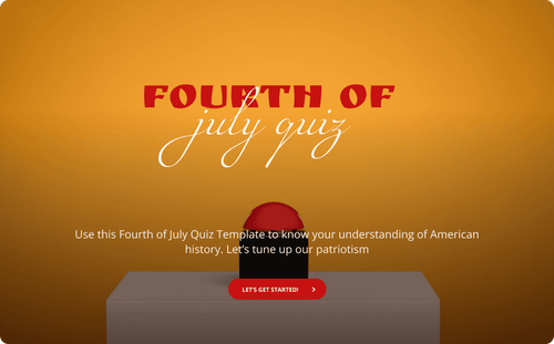 Fourth of July Quiz Template Fourth of July Quiz Template
