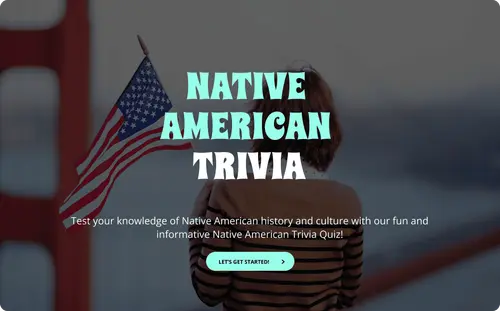Native American Trivia Quiz Template Native American Trivia Quiz Template