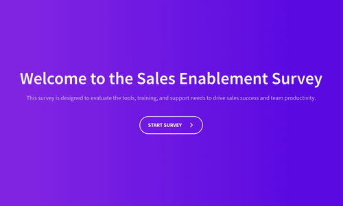 Sales Enablement Survey Template sales-enablement-template