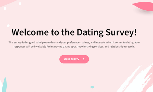 Dating Survey Template Dating Survey Template
