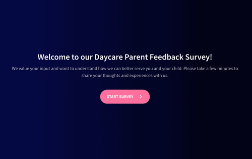 Daycare Parent Survey Template Daycare Parent Survey Template