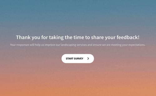 Landscape Customer Satisfaction Survey Landscape Customer Satisfaction Survey