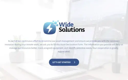 Asset Declaration Form Template Asset Declaration Form Template