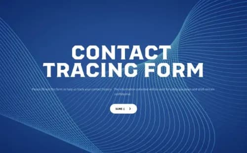 Contact Tracing Form Template Contact Tracing Form Template
