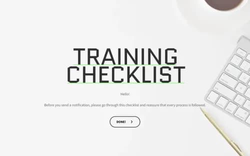 Employee Training Checklist Template Employee Training Checklist Template