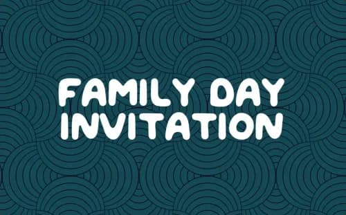 Family Day Invitation Template Family Day Invitation Template