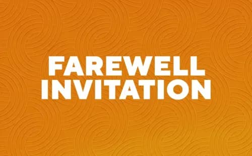 Farewell Invitation Template Farewell Invitation Template