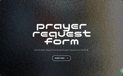 Prayer Request Form Template Prayer Request Form Template