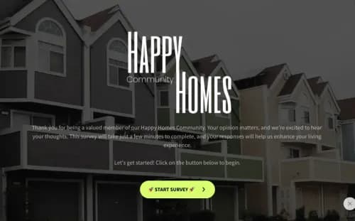 Resident Satisfaction Survey Template Resident Satisfaction Survey Template