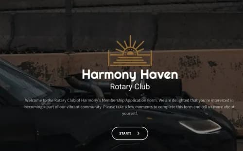 Rotary Membership Form Template Rotary Membership Form Template