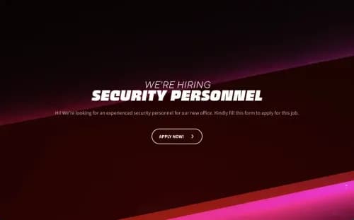 Security Guard Job Application Form Security Guard Job Application Form