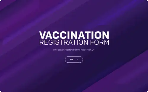 Vaccination Registration Form Template Vaccination Registration Form Template