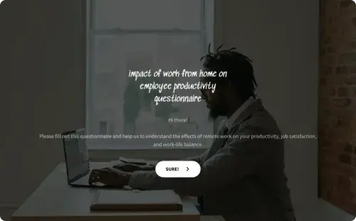 Work From Home Survey Template Work From Home Survey Template