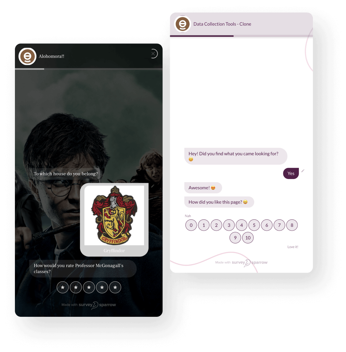 Mobile-first surveys Mobile-first surveys
